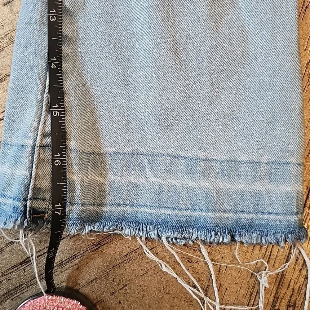 Celebrity Pink Light Blue Distressed Jeans Size 5 Girls